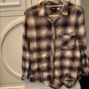 Brown flannel